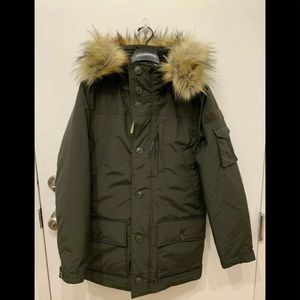 J.Crew Nordic Down Parka Primaloft Green XL NWT